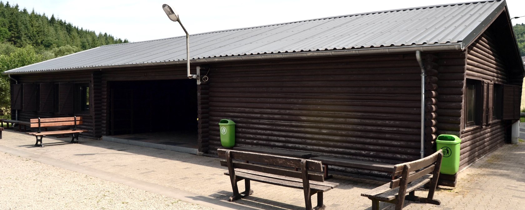 Jugendlager Prüm Gemeinschaftshaus außen, © Tourist-Information Prümer Land Jugendlager Prüm Gemeinschaftshaus außen, © Tourist-Information Prümer Land