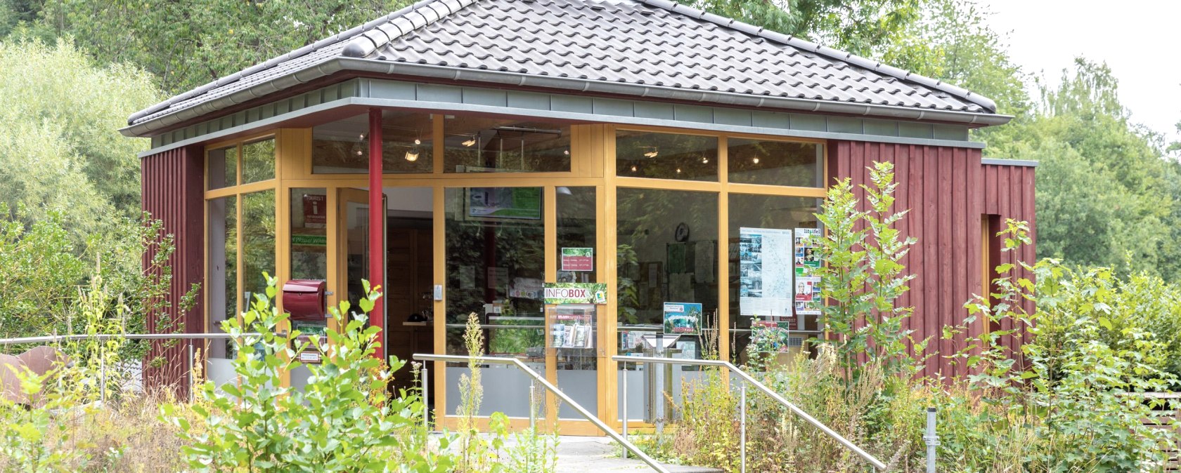 Willkommen am Nationalpark-Infopunkt Zerkall, © Eifel Tourismus GmbH, AR-shapefruitAG Willkommen am Nationalpark-Infopunkt Zerkall, © Eifel Tourismus GmbH, AR-shapefruitAG