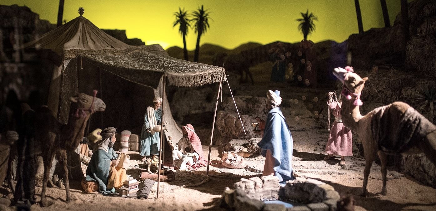 Drei Weisen in der Wüste, © Michael Balter Drei Weisen in der Wüste, © Michael Balter