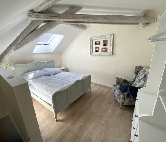 Schlafzimmer, © Ferienwohnung Eifelauszeit Schlafzimmer, © Ferienwohnung Eifelauszeit