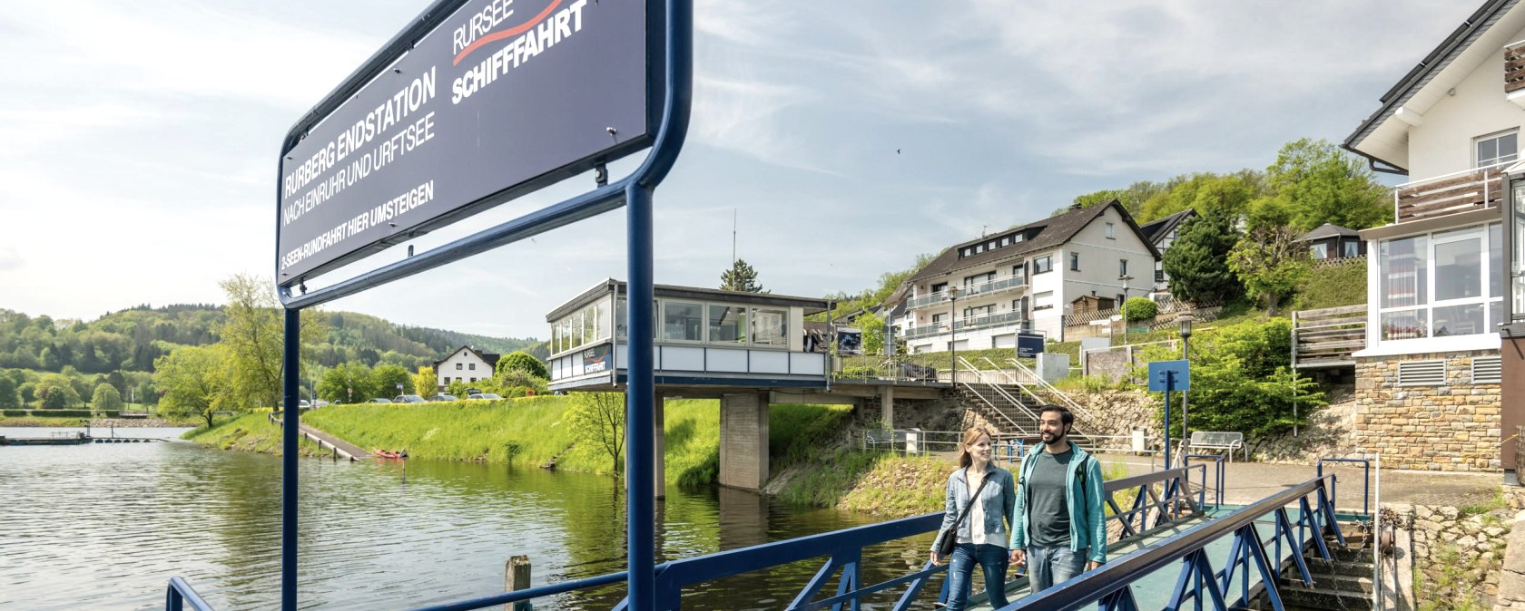 Boat landing in Rurberg, © Eifel-Tourismus GmbH, Dominik Ketz Boat landing in Rurberg, © Eifel-Tourismus GmbH, Dominik Ketz