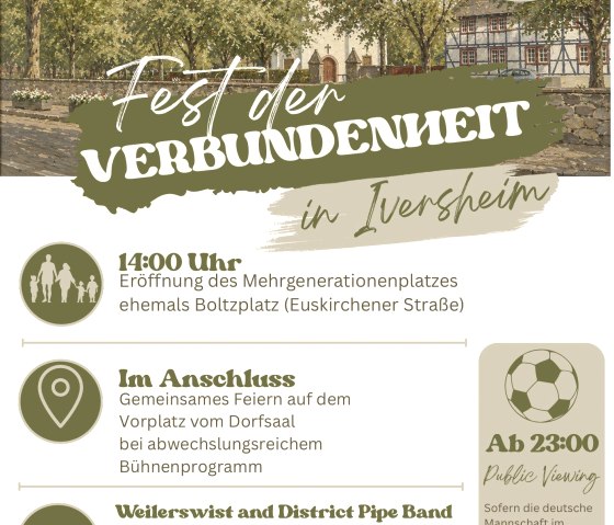 Veranstaltungsplakat, © Dorfverschönerungsverein Iversheim Veranstaltungsplakat, © Dorfverschönerungsverein Iversheim