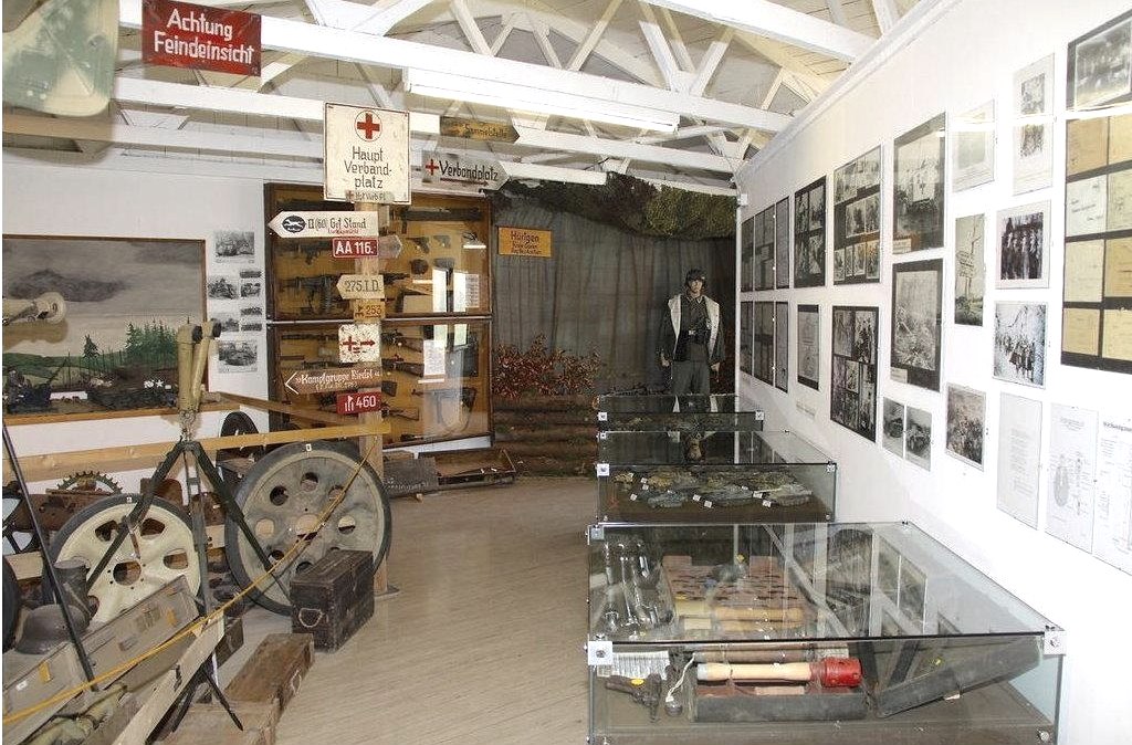 Ein Blick in das Museum, © Museum Hürtgenwald 1944 und im Frieden Ein Blick in das Museum, © Museum Hürtgenwald 1944 und im Frieden