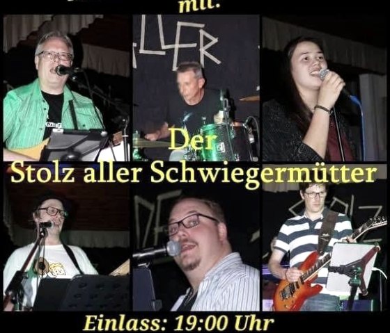 Der Stolz aller Schwiegermütter - Band, © Eifeler Musikcafé Der Stolz aller Schwiegermütter - Band, © Eifeler Musikcafé