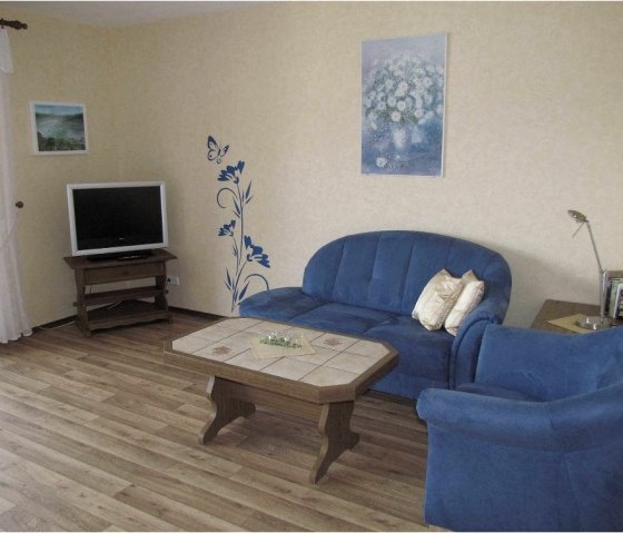 Wohnzimmer Ferienwohnung II, © Getrud Lauscher Wohnzimmer Ferienwohnung II, © Getrud Lauscher