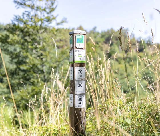 Wegmarkierung, © Eifel Tourismus GmbH, A. Röser - shapefruit AG Wegmarkierung, © Eifel Tourismus GmbH, A. Röser - shapefruit AG