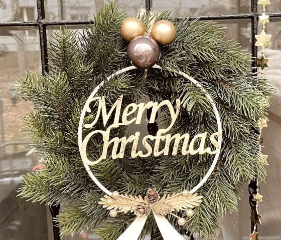 Haustür zu Weihnachten Haustür zu Weihnachten