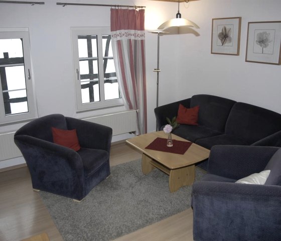 Wohnzimmer im Schwalbennest, © Nordeifel Tourismus GmbH & Pünderhof Wohnzimmer im Schwalbennest, © Nordeifel Tourismus GmbH & Pünderhof