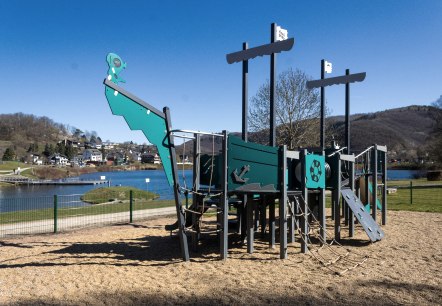 Spielschiff Rurberg Badesee, © Gemeinde Simmerath Spielschiff Rurberg Badesee, © Gemeinde Simmerath