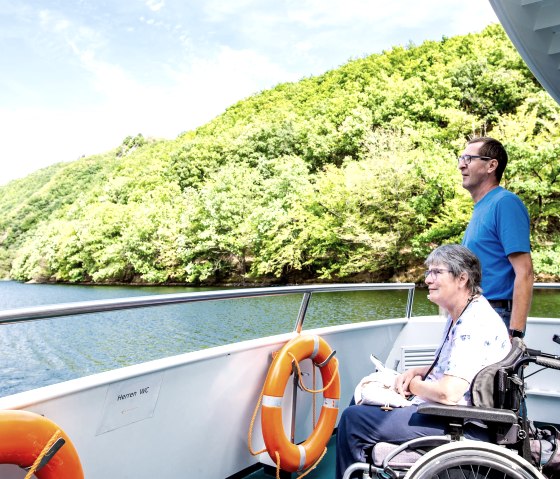 Fahrt mit der Rursee-Schifffahrt, © Fotoagentur Wolf, freiheitswerke Fahrt mit der Rursee-Schifffahrt, © Fotoagentur Wolf, freiheitswerke