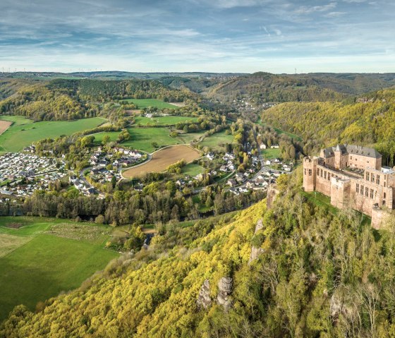 View of Nideggen with castle, © Eifel Tourismus GmbH, Dominik Ketz View of Nideggen with castle, © Eifel Tourismus GmbH, Dominik Ketz