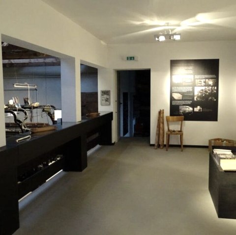 Infotafeln im Webereimuseum, © Anne Bergs Infotafeln im Webereimuseum, © Anne Bergs