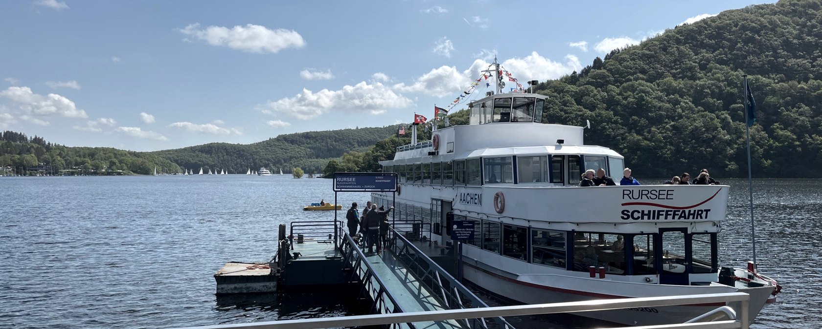 Anleger Woffelsbach, © Rursee-Touristik GmbH Anleger Woffelsbach, © Rursee-Touristik GmbH