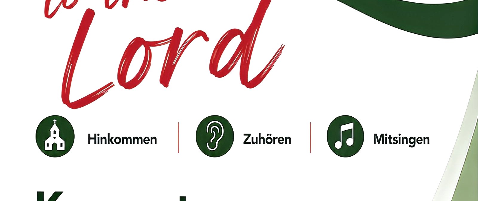 Plakat, © Chor Neue Wege Plakat, © Chor Neue Wege
