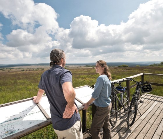 View of the High Fens at the Signal de Botrange, © vennbahn.eu View of the High Fens at the Signal de Botrange, © vennbahn.eu