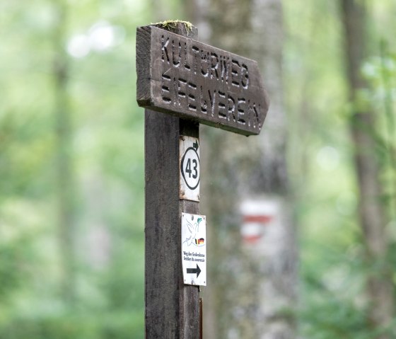 37 Kalterherberg Wegschild Vennapostel, © Eifel Tourismus GmbH, AR-shapefruit AG 37 Kalterherberg Wegschild Vennapostel, © Eifel Tourismus GmbH, AR-shapefruit AG