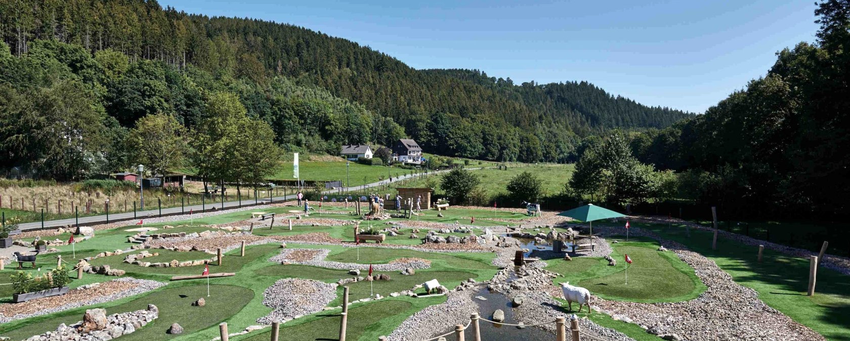 Überblick über den Platz, © Landhotel Kallbach Überblick über den Platz, © Landhotel Kallbach