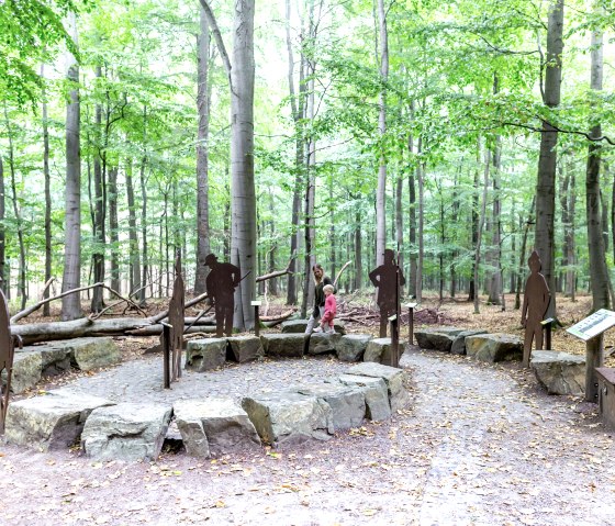 Der Wilde Weg, Skulpturen im Buchenwald, © Naturpark Nordeifel, Fotoagentur Wolf, freiheitswerke Der Wilde Weg, Skulpturen im Buchenwald, © Naturpark Nordeifel, Fotoagentur Wolf, freiheitswerke