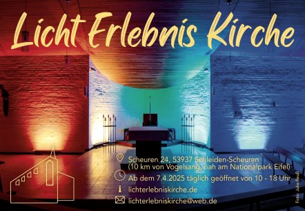 Plakat LichtErlebnisKirche, © Julia Reuss Plakat LichtErlebnisKirche, © Julia Reuss