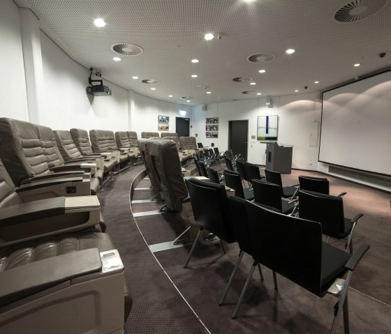 Room for movie screenings or lectures, © Druckereimuseum Weiss Room for movie screenings or lectures, © Druckereimuseum Weiss