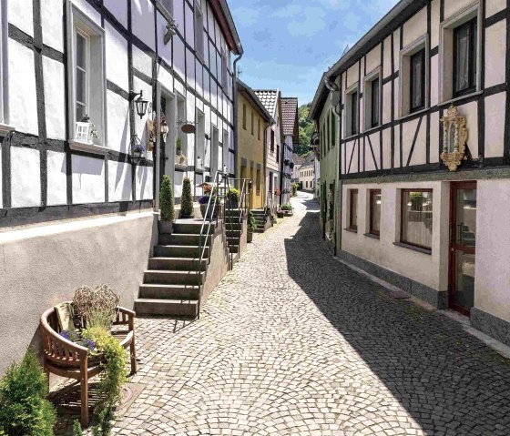 Fachwerkhäuser in Heimbach, © Rureifel-Tourismus e.V. Fachwerkhäuser in Heimbach, © Rureifel-Tourismus e.V.