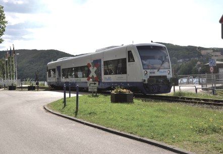 Rurtalbahn an der Haltestelle Obermaubach, © Rurtalbahn GmbH Rurtalbahn an der Haltestelle Obermaubach, © Rurtalbahn GmbH