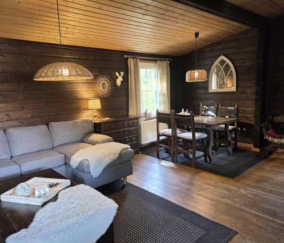 Wohnbereich, © Blockhaus Eifel Wohnbereich, © Blockhaus Eifel