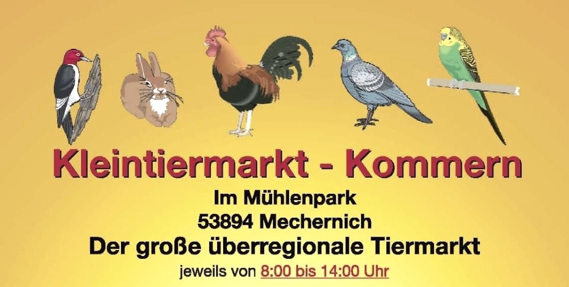 Kleintiermarkt Kommern, © H.J. Sonnenschein Kleintiermarkt Kommern, © H.J. Sonnenschein