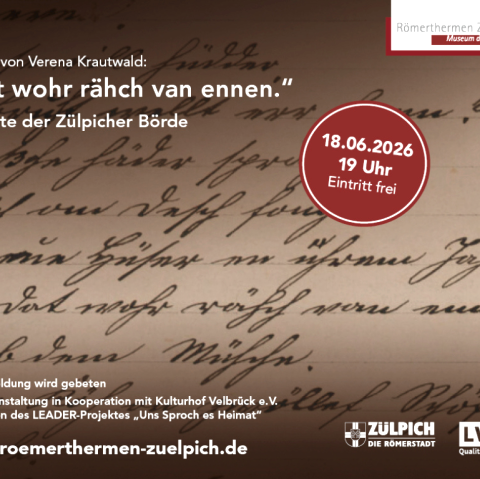 VortragKrautwald_RTZ_18062026, © Römerthermen Zülpich - Museum der Badekultur VortragKrautwald_RTZ_18062026, © Römerthermen Zülpich - Museum der Badekultur