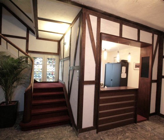 Rezeption, © Nordeifel Tourismus GmbH & Hotel Restaurant Hollerather Hof Rezeption, © Nordeifel Tourismus GmbH & Hotel Restaurant Hollerather Hof