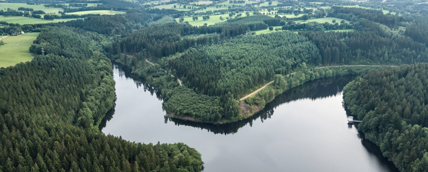 Kalltalsperre dam, © Dominik Ketz/Städteregion Aachen Kalltalsperre dam, © Dominik Ketz/Städteregion Aachen