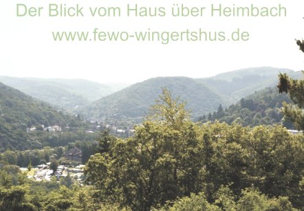 Blick vom Haus Blick vom Haus