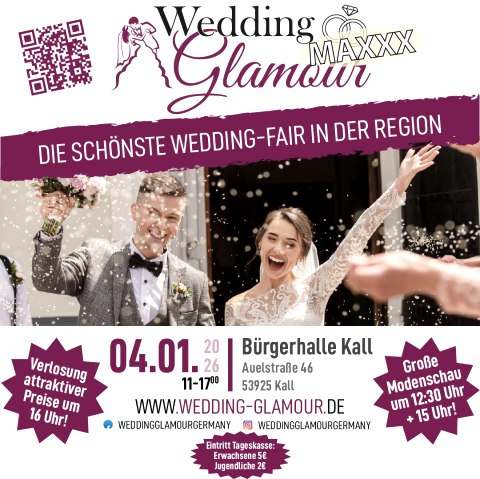 Wedding glamour Veranstaltungsplakat, © Wedding Glamour Wedding glamour Veranstaltungsplakat, © Wedding Glamour