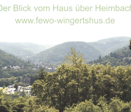 Blick vom Haus Blick vom Haus