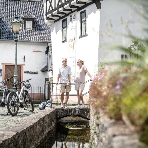 Start of the Ahr cycle path: The source of the Ahr in Blankenheim, © Eifel Tourismus GmbH, Dennis Stratmann Start of the Ahr cycle path: The source of the Ahr in Blankenheim, © Eifel Tourismus GmbH, Dennis Stratmann