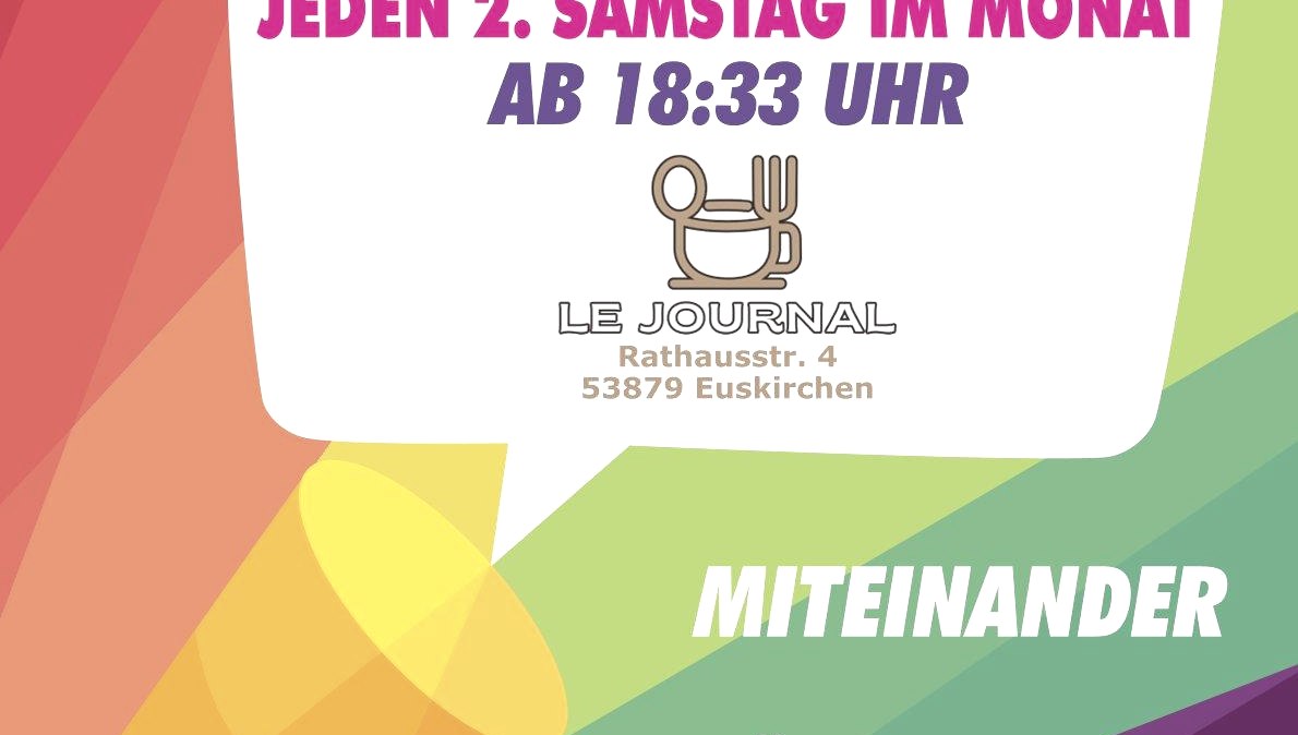 Queerer Stammtisch Euskirchen, © Queerer Stammtisch Euskirchen Queerer Stammtisch Euskirchen, © Queerer Stammtisch Euskirchen