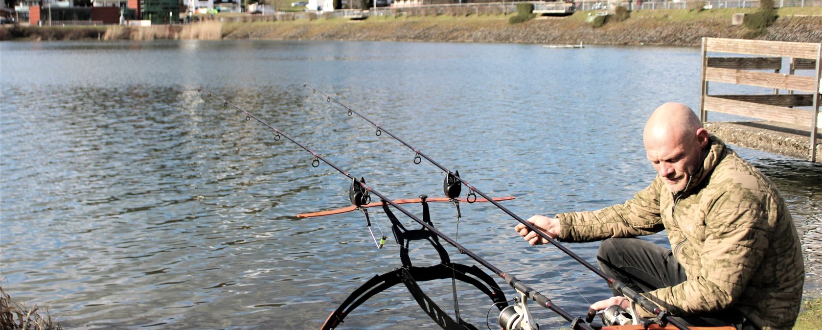 Fishing at the lake, © Rursee-Touristik GmbH / S. Herfort Fishing at the lake, © Rursee-Touristik GmbH / S. Herfort