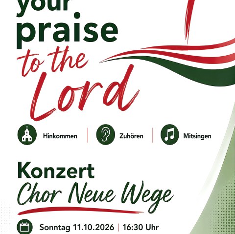 Plakat, © Chor Neue Wege Plakat, © Chor Neue Wege