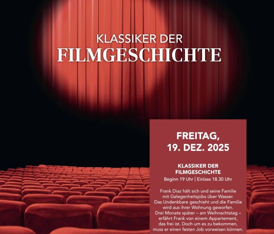 Klassiker der Filmgeschichte, © Römerthermen Zülpich Klassiker der Filmgeschichte, © Römerthermen Zülpich