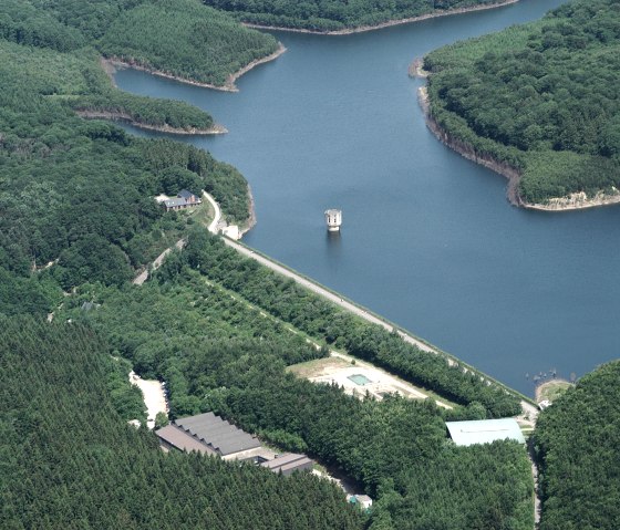 Wehebachtalsperre view from above, © Marcus Seiler Wehebachtalsperre view from above, © Marcus Seiler