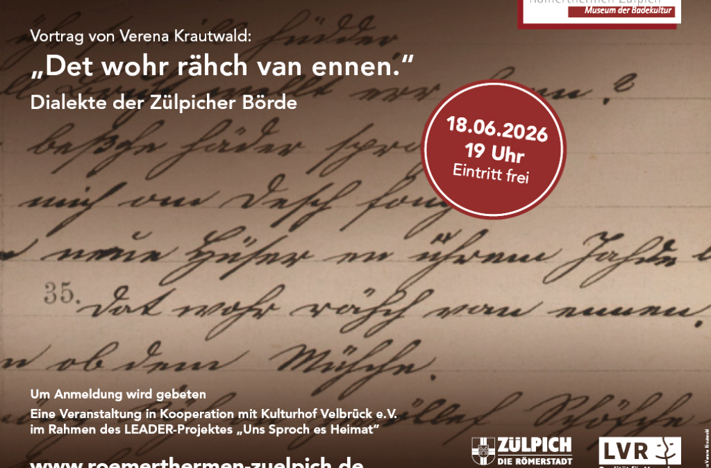VortragKrautwald_RTZ_18062026, © Römerthermen Zülpich - Museum der Badekultur VortragKrautwald_RTZ_18062026, © Römerthermen Zülpich - Museum der Badekultur