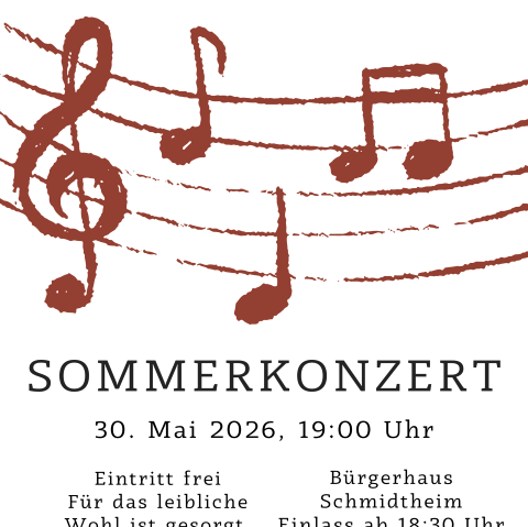 Sommerkonzert, © MV-Schmidtheim Sommerkonzert, © MV-Schmidtheim