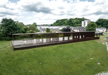 Blick auf die rekonstruierte Römervilla, © Eifel Tourismus GmbH, Dennis Stratmann - finanziert durch REACT-EU Blick auf die rekonstruierte Römervilla, © Eifel Tourismus GmbH, Dennis Stratmann - finanziert durch REACT-EU