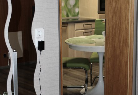 Sicht in die Küche vom Wohnraum, © Nordeifel Tourismus GmbH & FW Schwamborn Sicht in die Küche vom Wohnraum, © Nordeifel Tourismus GmbH & FW Schwamborn