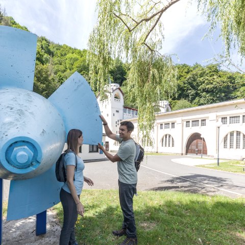 Impressive technology at the Art Nouveau power station, © Eifel-Tourismus GmbH, AR, shapefruit AG Impressive technology at the Art Nouveau power station, © Eifel-Tourismus GmbH, AR, shapefruit AG