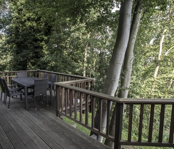 Ferienhaus Waldhaus Anne Terrasse Ferienhaus Waldhaus Anne Terrasse