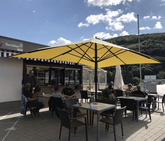 Infopunkt am Kiosk Obermaubach, © Rureifel-Tourismus e.V. Infopunkt am Kiosk Obermaubach, © Rureifel-Tourismus e.V.