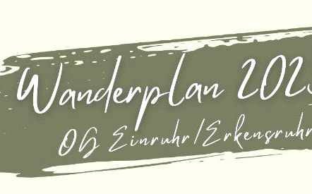 Wanderplan 2025, © Eifelverein OG Einruhr / Erkensruhr Wanderplan 2025, © Eifelverein OG Einruhr / Erkensruhr