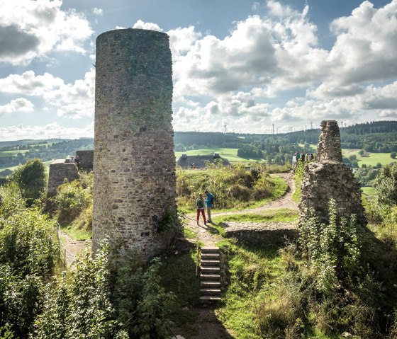 Kroneburg castle ruins, © Eifel Tourismus GmbH, Dominik Ketz Kroneburg castle ruins, © Eifel Tourismus GmbH, Dominik Ketz
