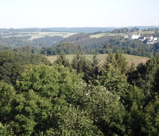 Blick vom Grundstück, © Nordeifel Tourismus GmbH & Ferienwohnung Charly Blick vom Grundstück, © Nordeifel Tourismus GmbH & Ferienwohnung Charly